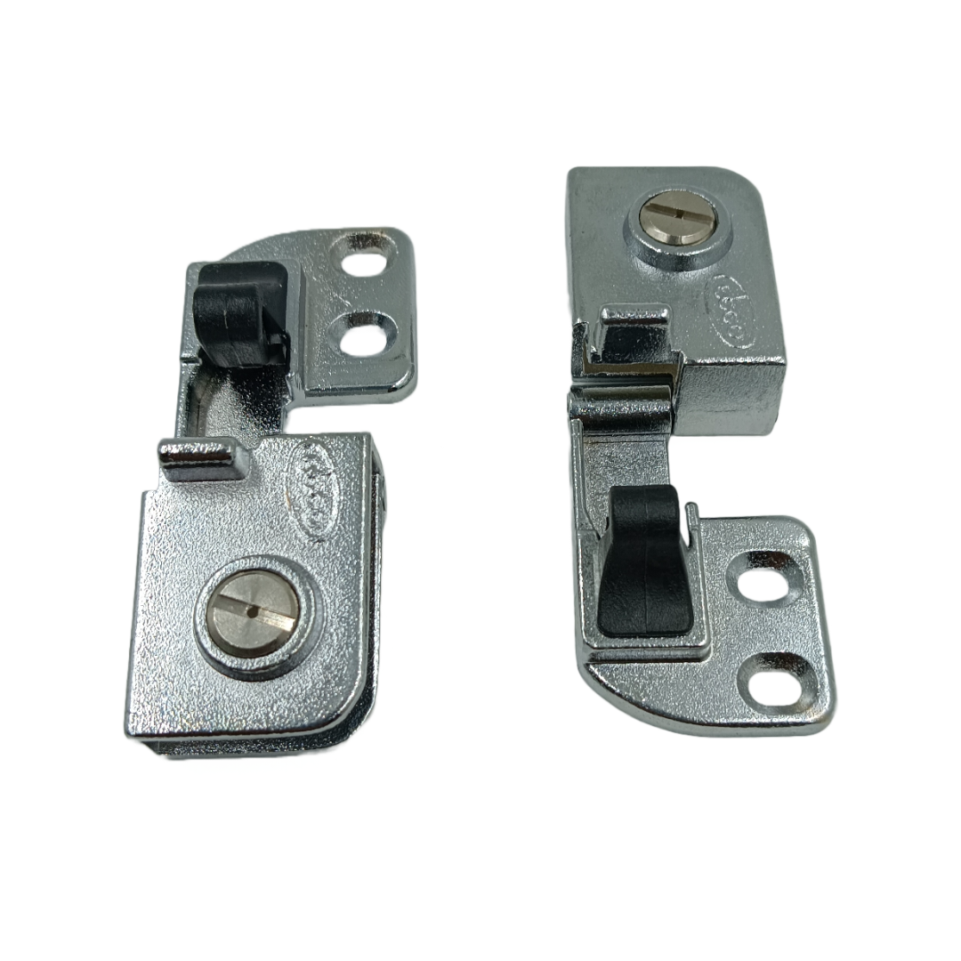 Ebco inset hinges glass door hinges 90 degree door open HGI1 for 6mm glass only set of 2pcs (2265)
