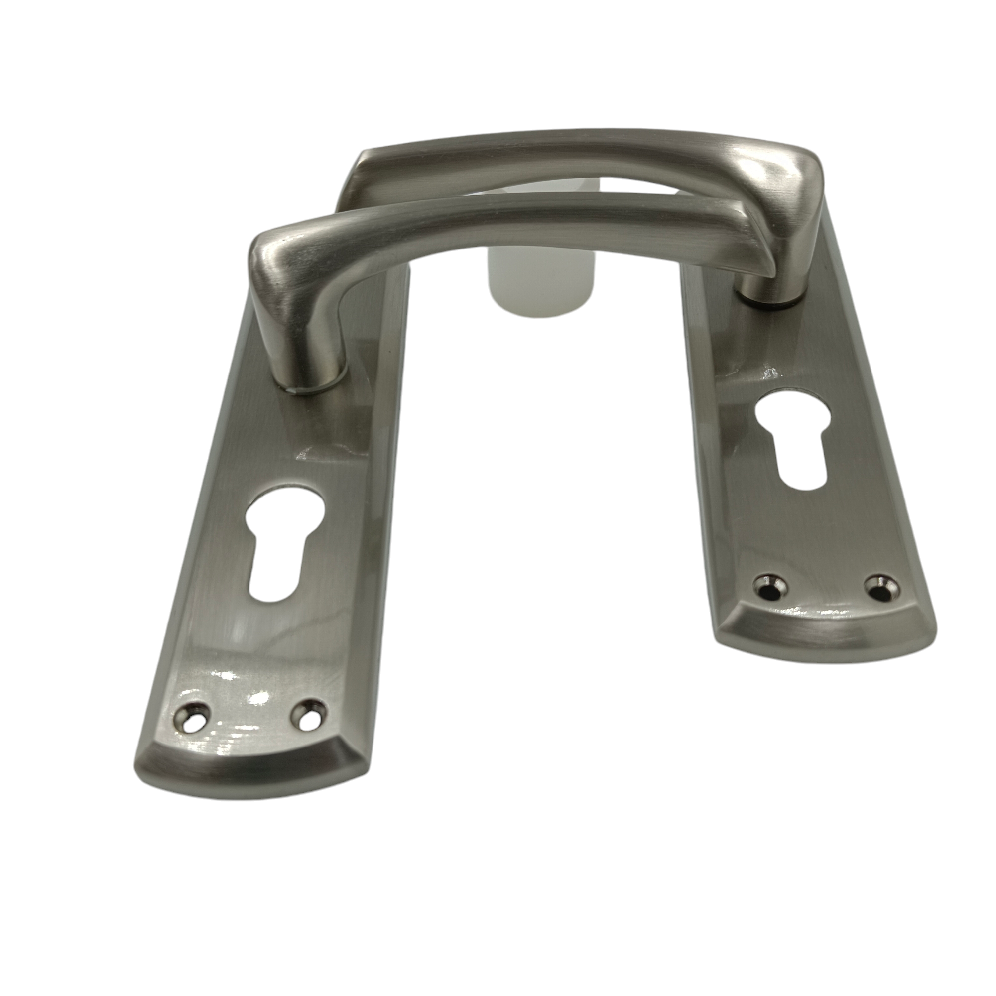 Godrej cylindrical Mortise lock 4492 satin finish door handle with lock set BM01 175mm 1 years warrenty 1ck ultra key (2342)