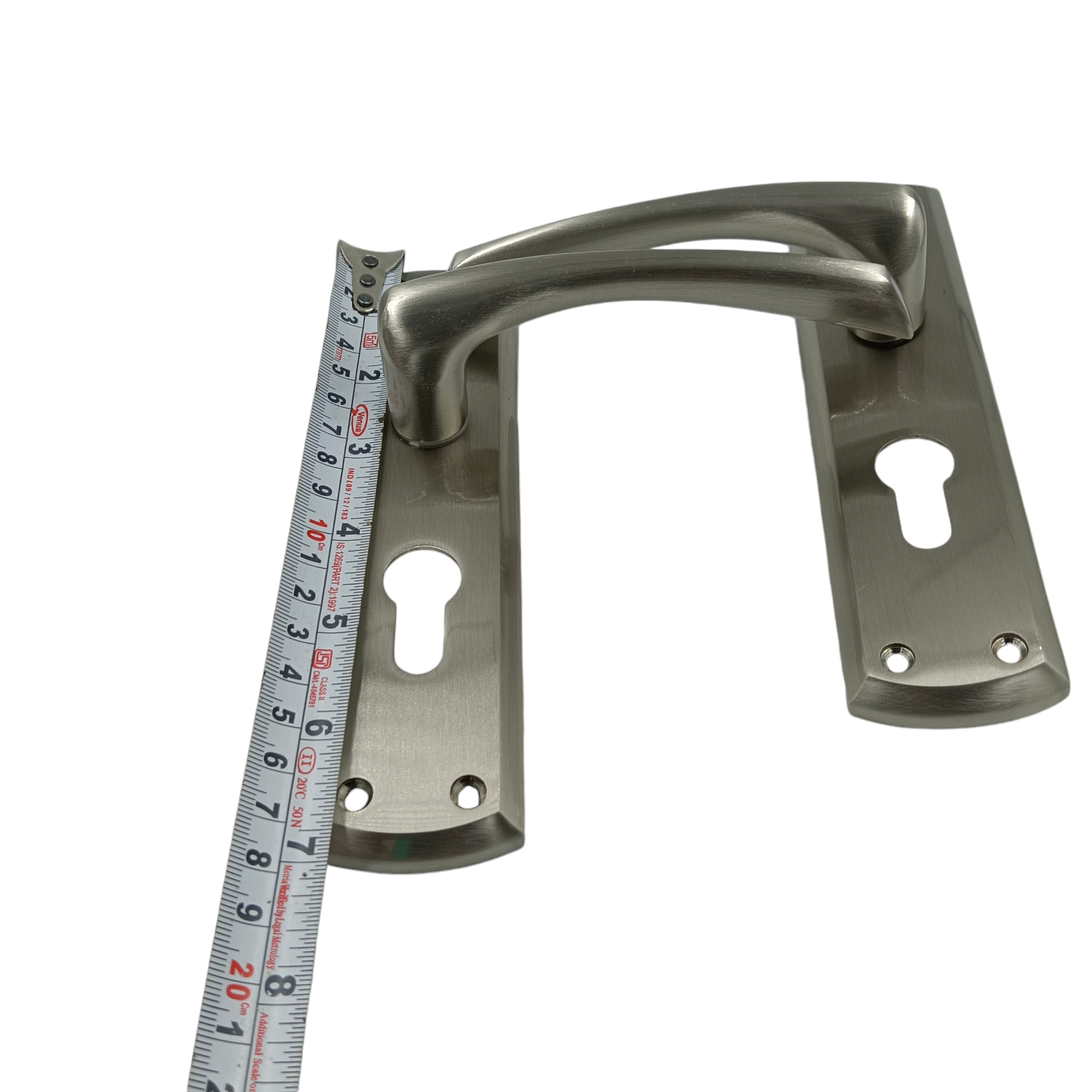 Godrej cylindrical Mortise lock 4492 satin finish door handle with lock set BM01 175mm 1 years warrenty 1ck ultra key (2342)