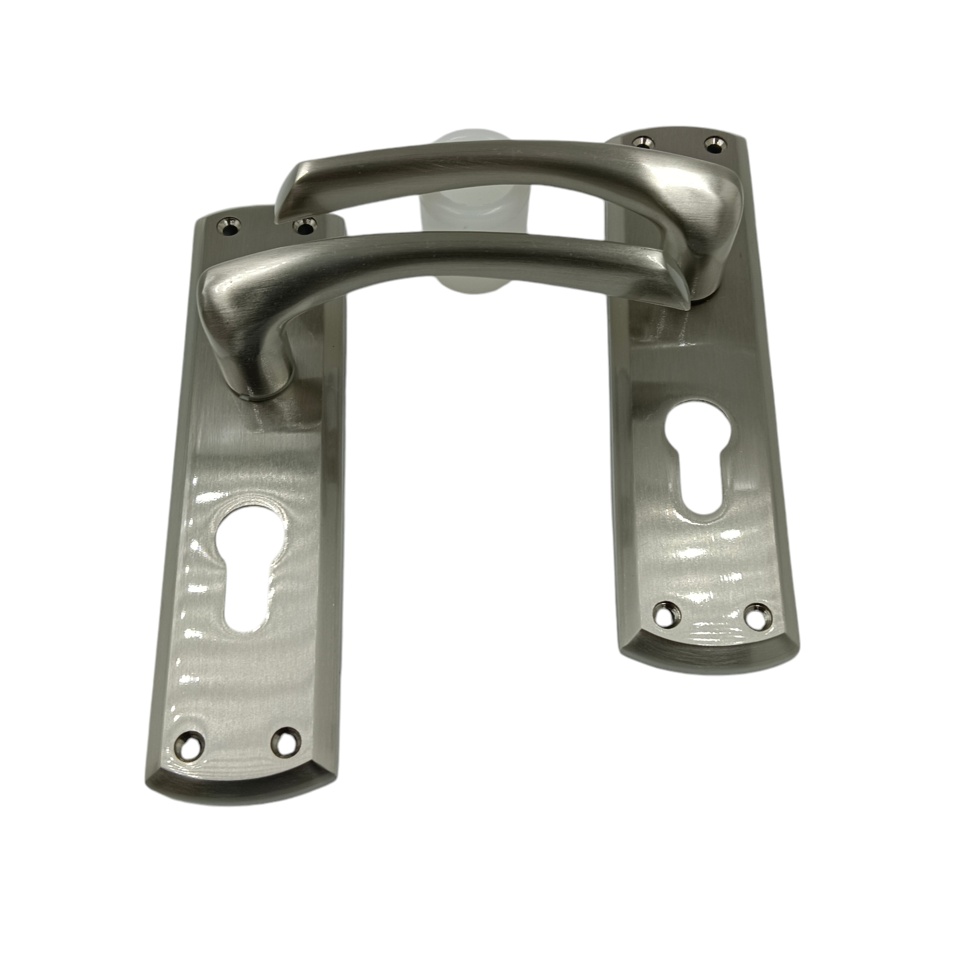 Godrej cylindrical Mortise lock 4492 satin finish door handle with lock set BM01 175mm 1 years warrenty 1ck ultra key (2342)