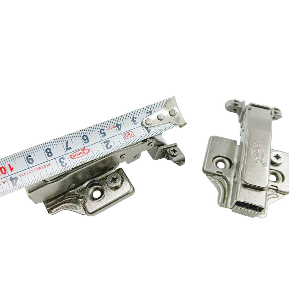 Ebco Aluminium profile Auto hinges 3D m.s soft close  HAP1 nickel finish 4hole 0 and 8 crank (2379)