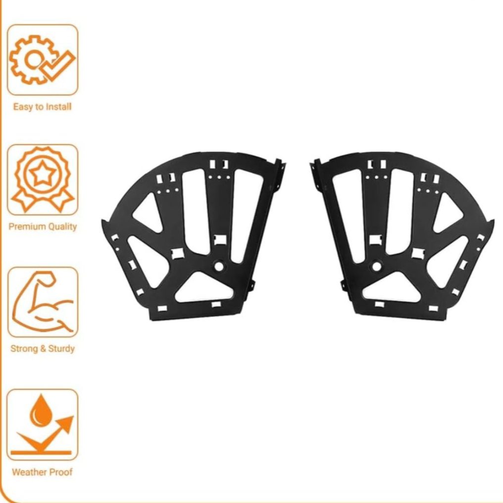 Ebco Shoe rack fitting 3 Layers 6/3/SRF/BL zipco pvc black shoe rack rolling Cabinet Fitting set of 2pcs only fittings (2375)