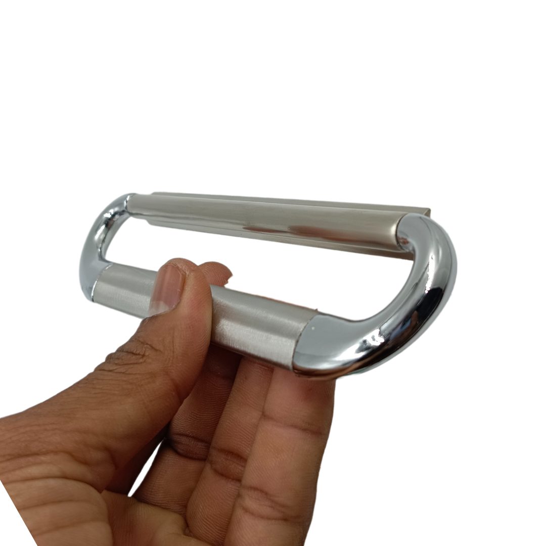 Folding handle oval shape heavy 4", 6" folding kadi regular zinc steel finish 1035  (2391)