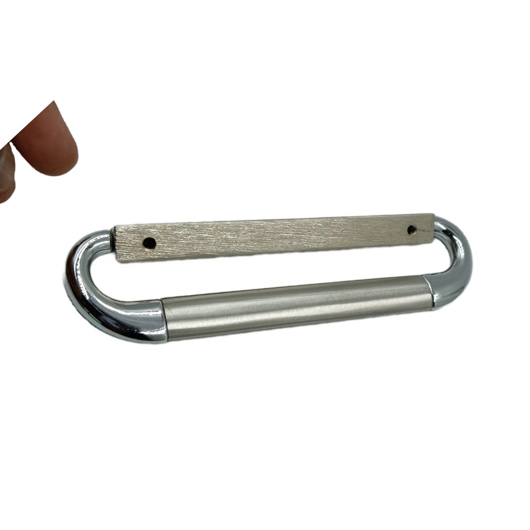 Folding handle oval shape heavy 4", 6" folding kadi regular zinc steel finish 1035  (2391)