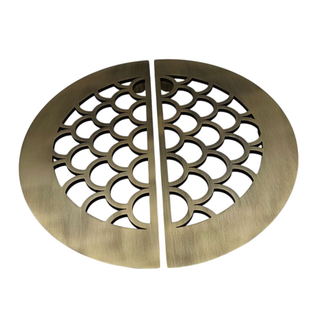 Maindoor handle antique half round double door 12" jali model 300mm (2410)