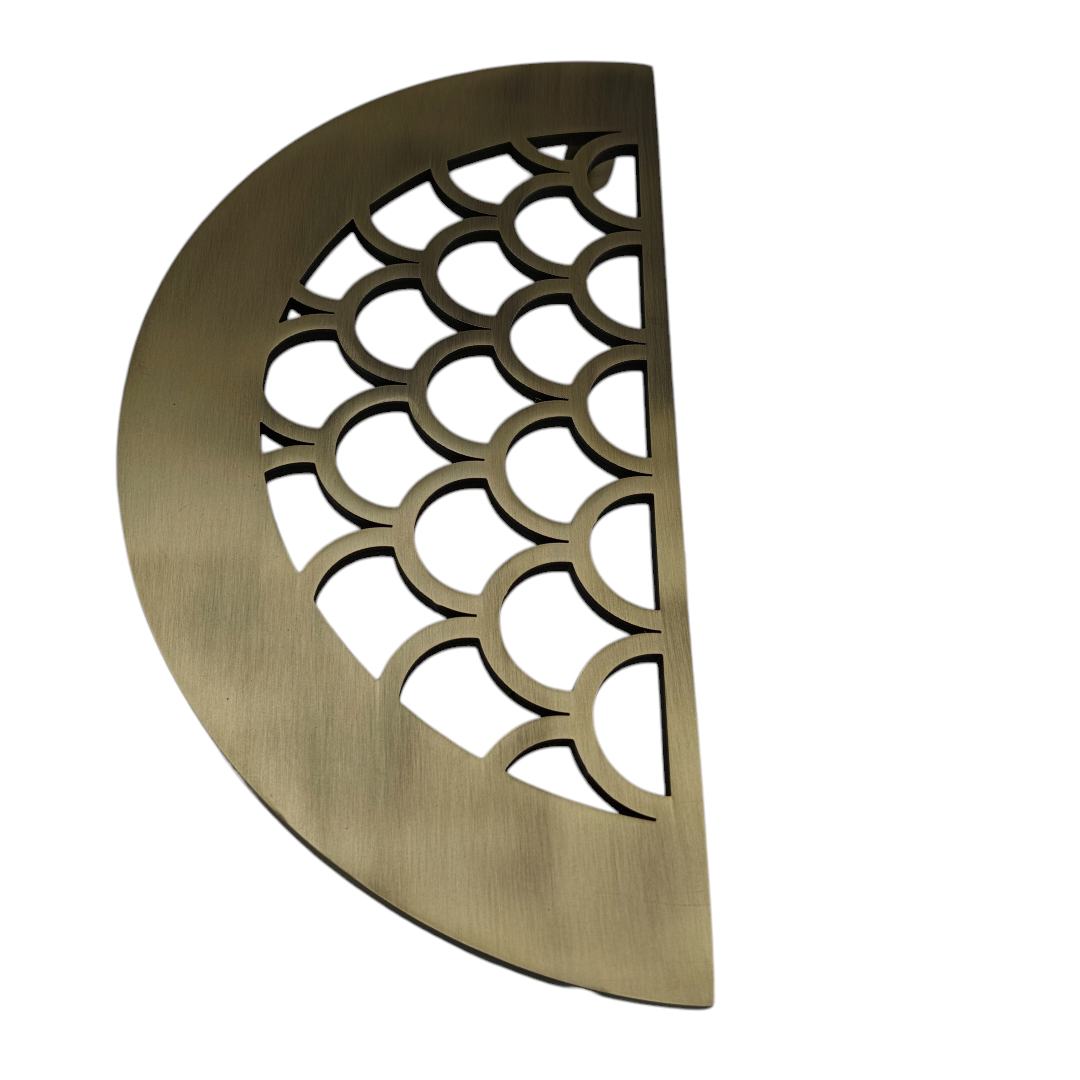 Maindoor handle antique half round double door 12" jali model 300mm (2410)