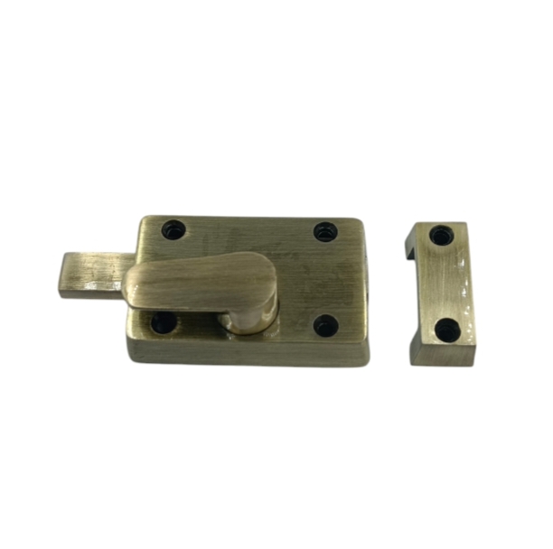 Indicator Turn latch Antique 3" Bolt Bathroom/Toilet Door Lock , Engaged/Vacant Privacy Latch(2424)