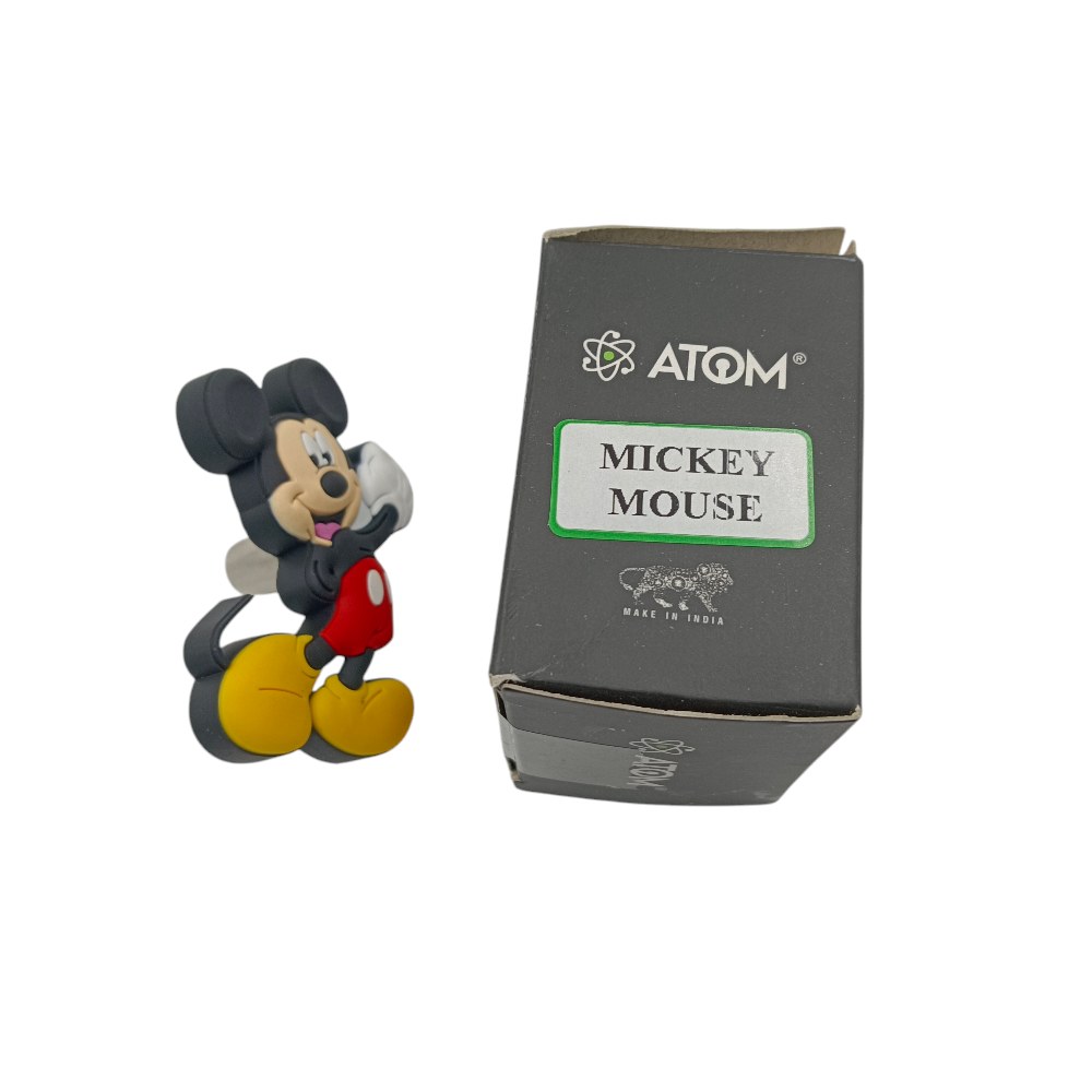 Drawer knob cabinet knob mickey mouse yellow red black children bedroom knob rubber (2430)