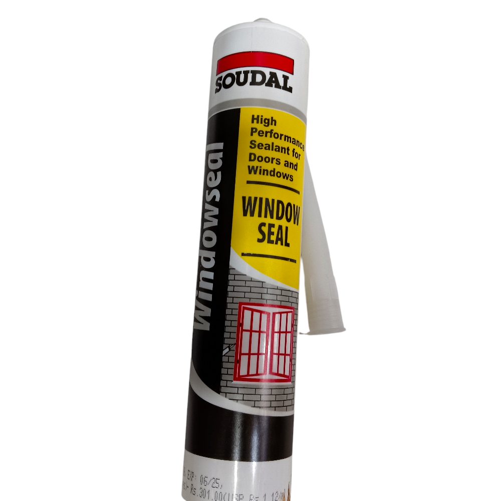 Silicone sealent golden brown colour soudal window seal 380gm gap filling (2488)