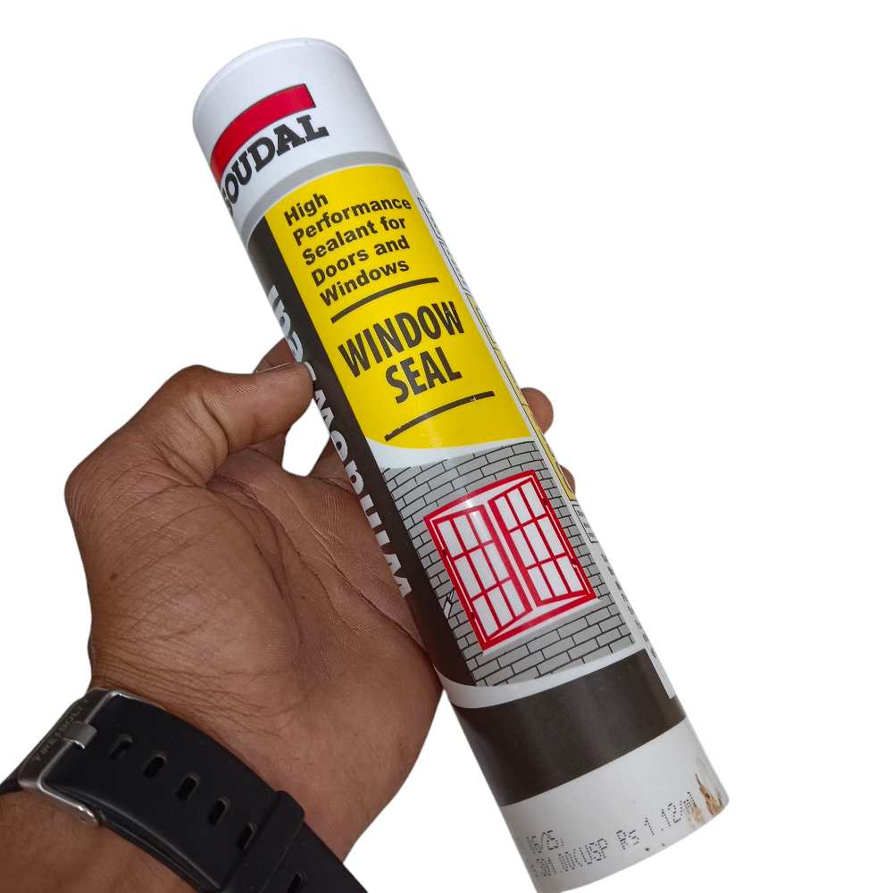 Silicone sealent golden brown colour soudal window seal 380gm gap filling (2488)