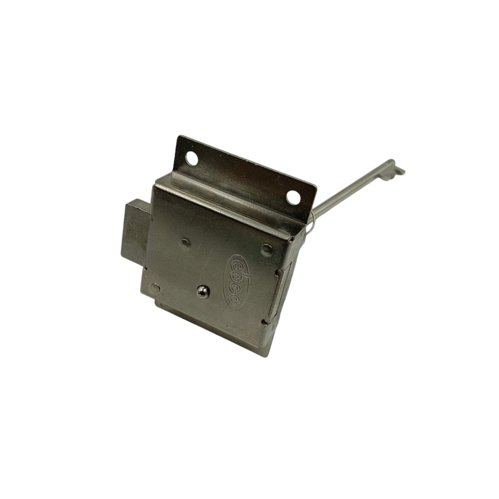 Ebco Cupboard lock 75mm CSQL1LK M.S steel finish 2keys 3"*2" both side open (2498)