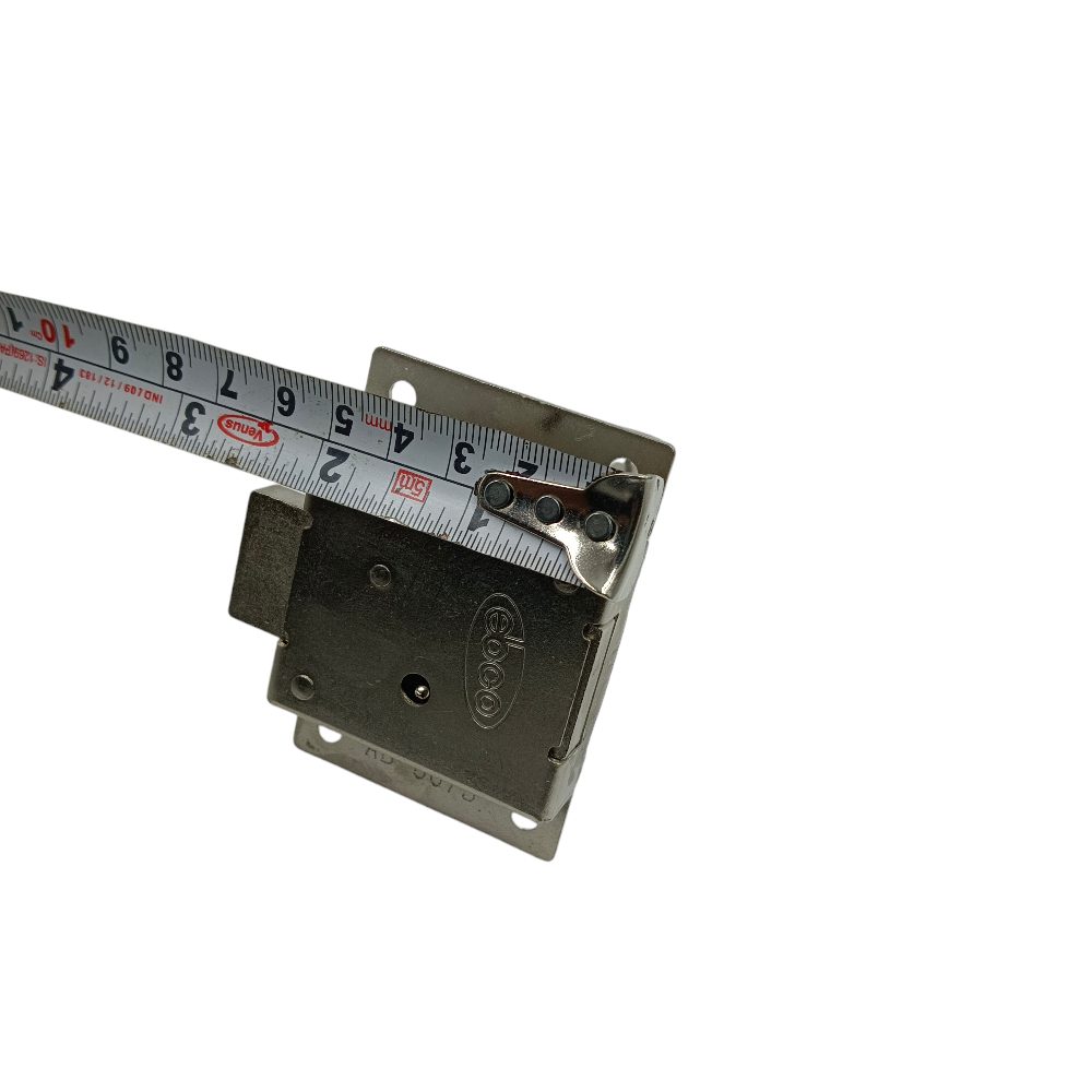 Ebco Cupboard lock 75mm CSQL1LK M.S steel finish 2keys 3"*2" both side open (2498)