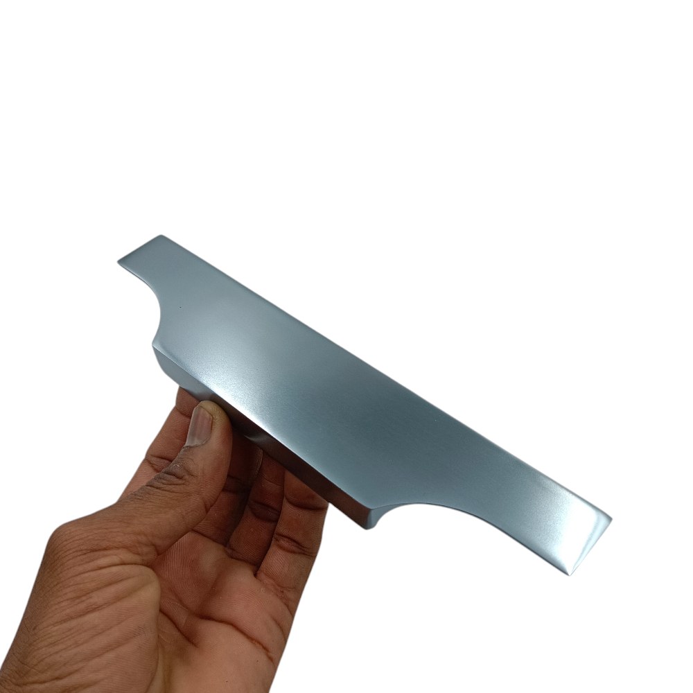 Kitchen Edge Profile handle glossy Grey finish back screw VI-03 nandini aluminium 8",10",12",16",18",20",24",30",36" (2519)