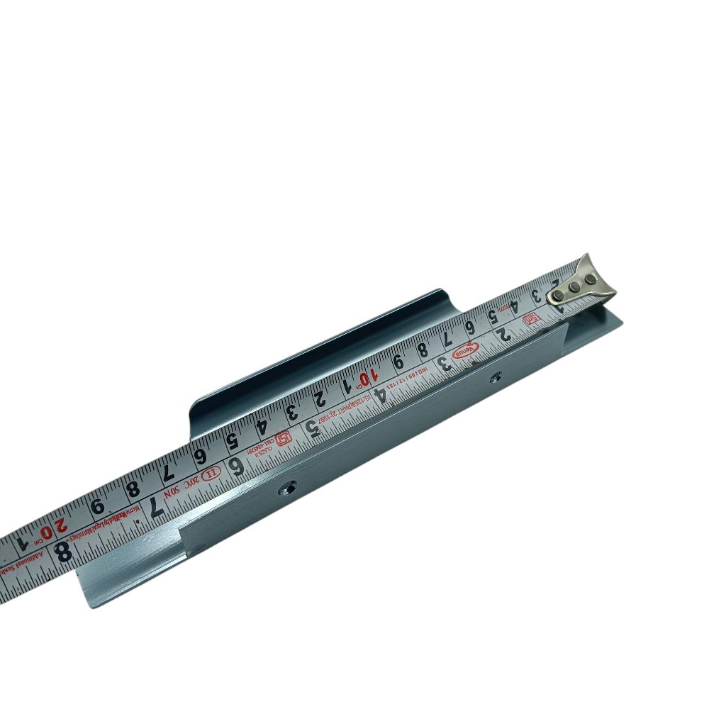 Kitchen Edge Profile handle glossy Grey finish back screw VI-03 nandini aluminium 8",10",12",16",18",20",24",30",36" (2519)