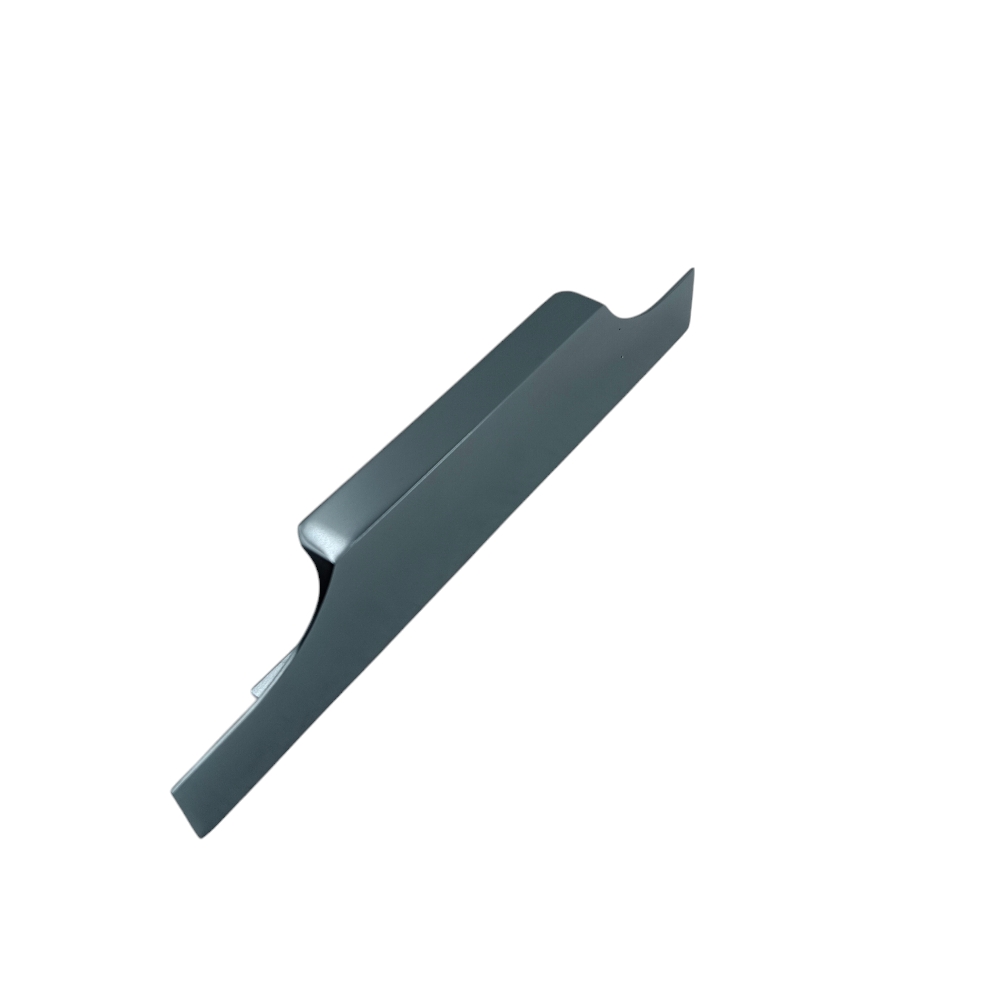 Kitchen Edge Profile handle glossy Grey finish back screw VI-03 nandini aluminium 8",10",12",16",18",20",24",30",36" (2519)