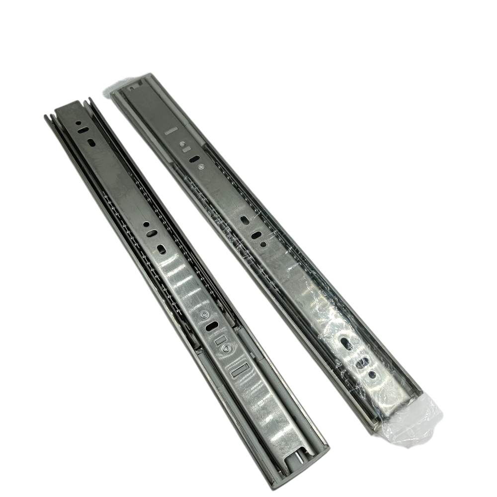 Drawer channel stainless steel soft close Telescopic slides 40kg capacity heavy ball bearing 10",12",14",16",18",20"(1495)