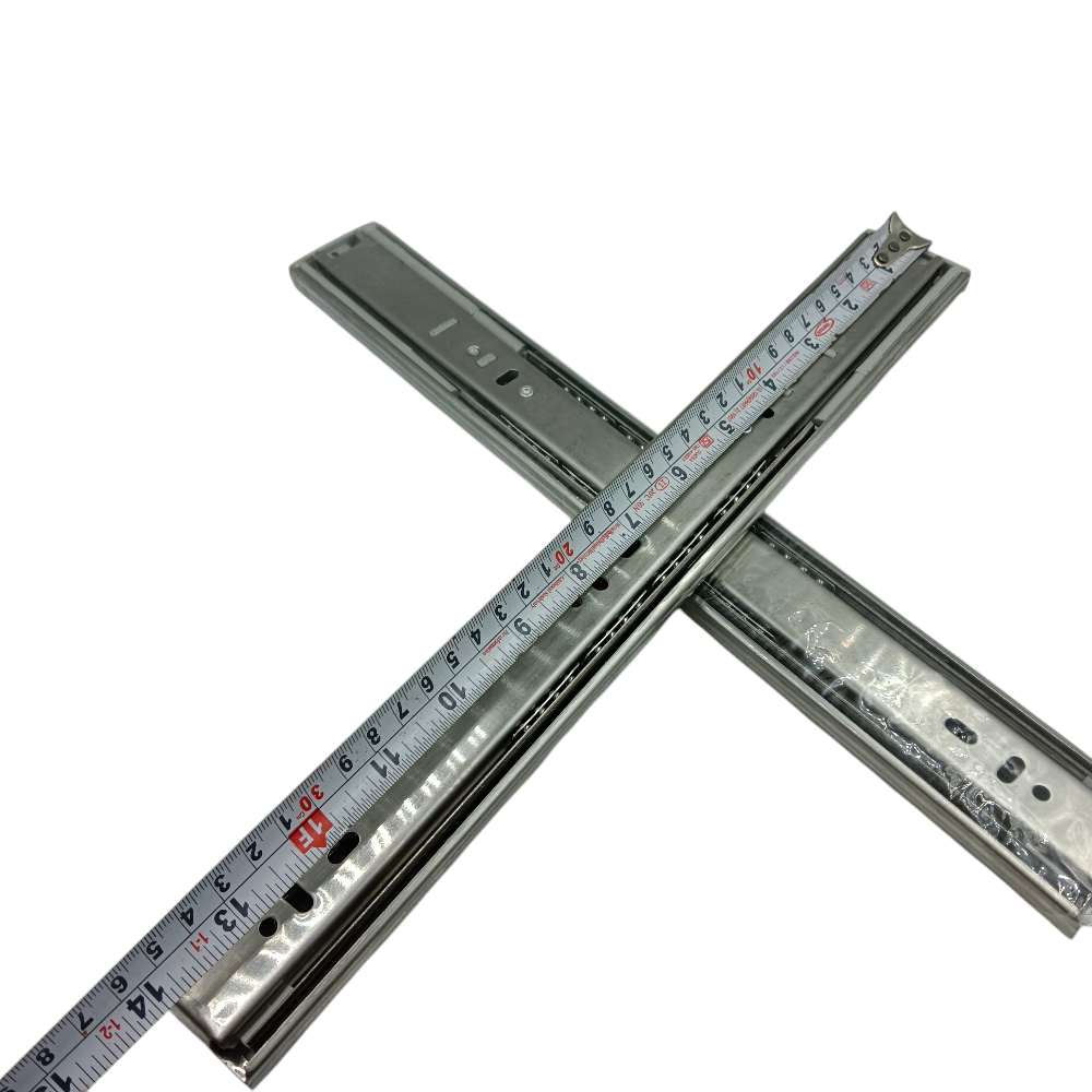 Drawer channel stainless steel soft close Telescopic slides 40kg capacity heavy ball bearing 10",12",14",16",18",20"(1495)