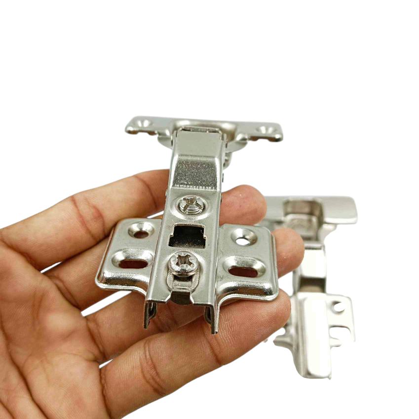 Godrej Autohinges hydrolic soft close 4hole slip on cabinet hinge 0-2226,8-2227,16-2228 m.s (mild steel) nickel plated 1 year warrenty (1541)