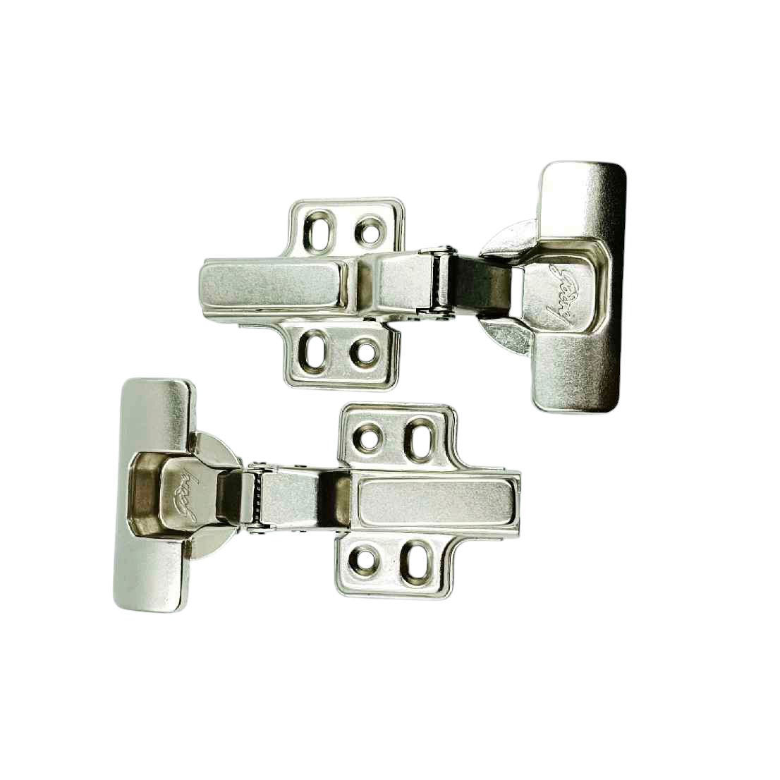Godrej Autohinges hydrolic soft close 4hole slip on cabinet hinge 0-2226,8-2227,16-2228 m.s (mild steel) nickel plated 1 year warrenty (1541)