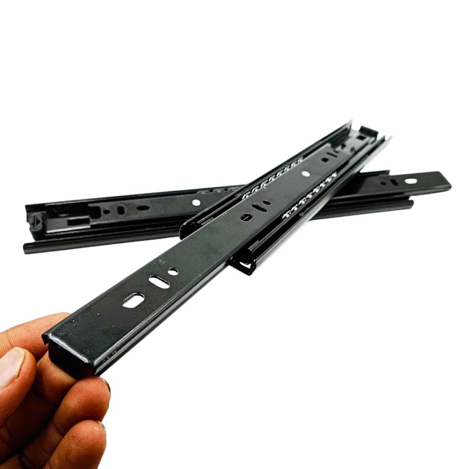 Telescopic channel spider drawer channel black 35kg capacity heavy 10" to 20"(1760)