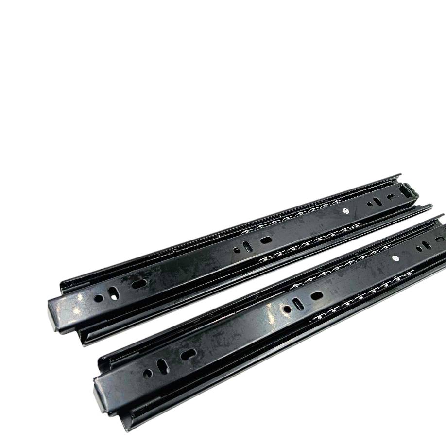 Telescopic channel spider drawer channel black 35kg capacity heavy 10" to 20"(1760)