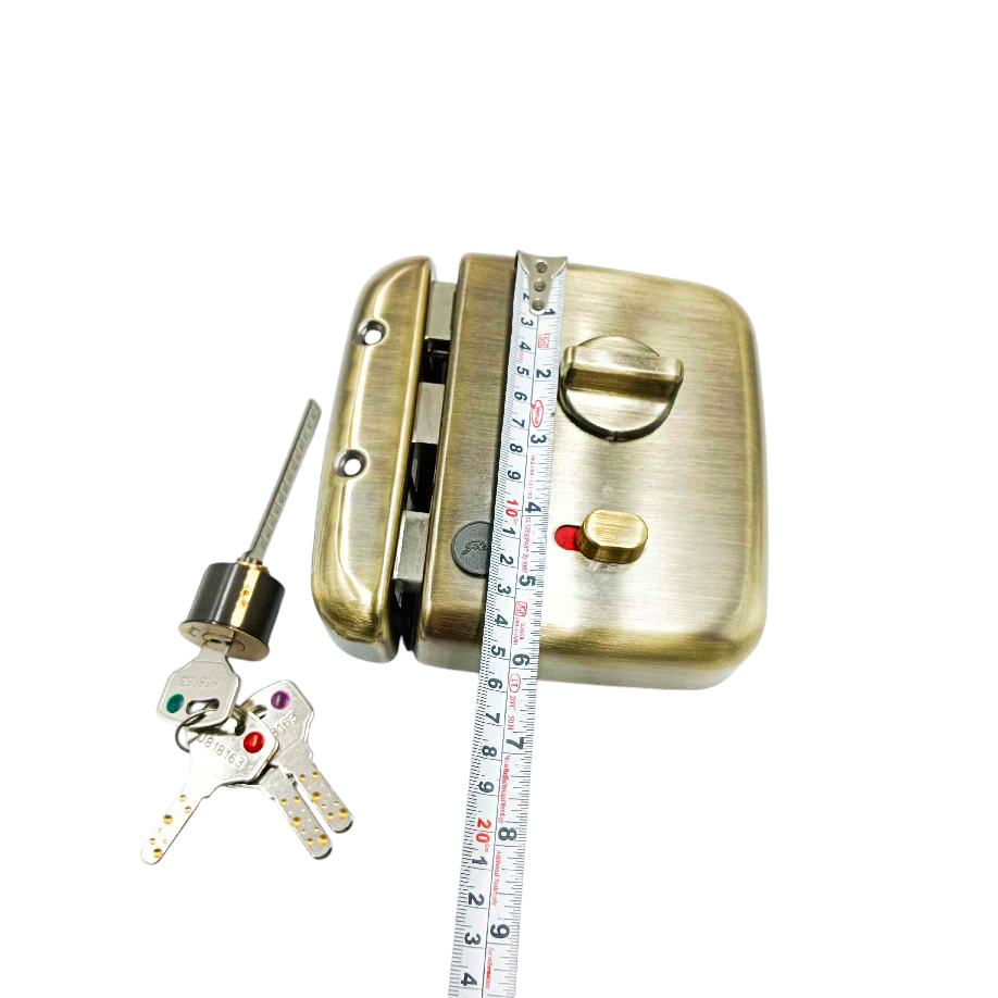 Godrej maindoor lock 4454 centaur ultra XL+1ck AB for double doors 15 years warranty antique finish free installation (1348)