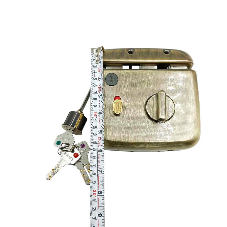 Godrej maindoor lock 4454 centaur ultra XL+1ck AB for double doors 15 years warranty antique finish free installation (1348)