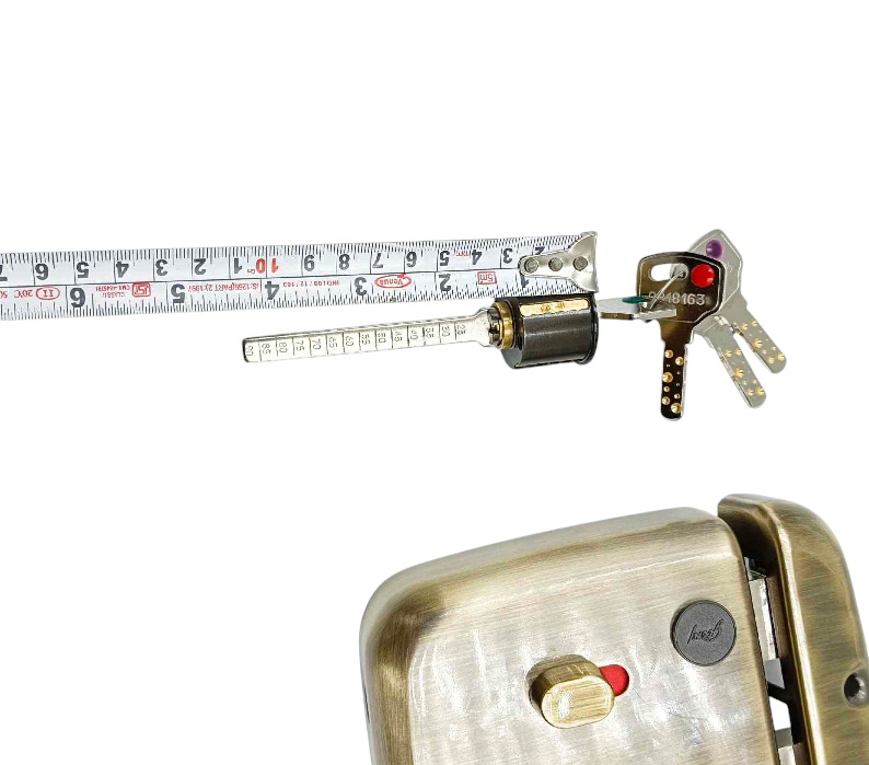 Godrej maindoor lock 4454 centaur ultra XL+1ck AB for double doors 15 years warranty antique finish free installation (1348)