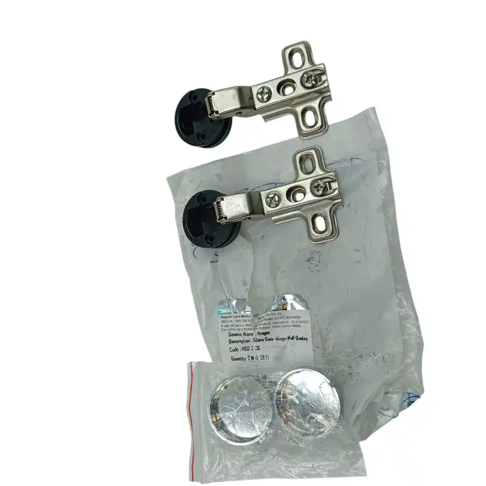Ebco Glass door Auto hinges HGD1-26 1years mechanism warrenty (26mm cup size) (2531)