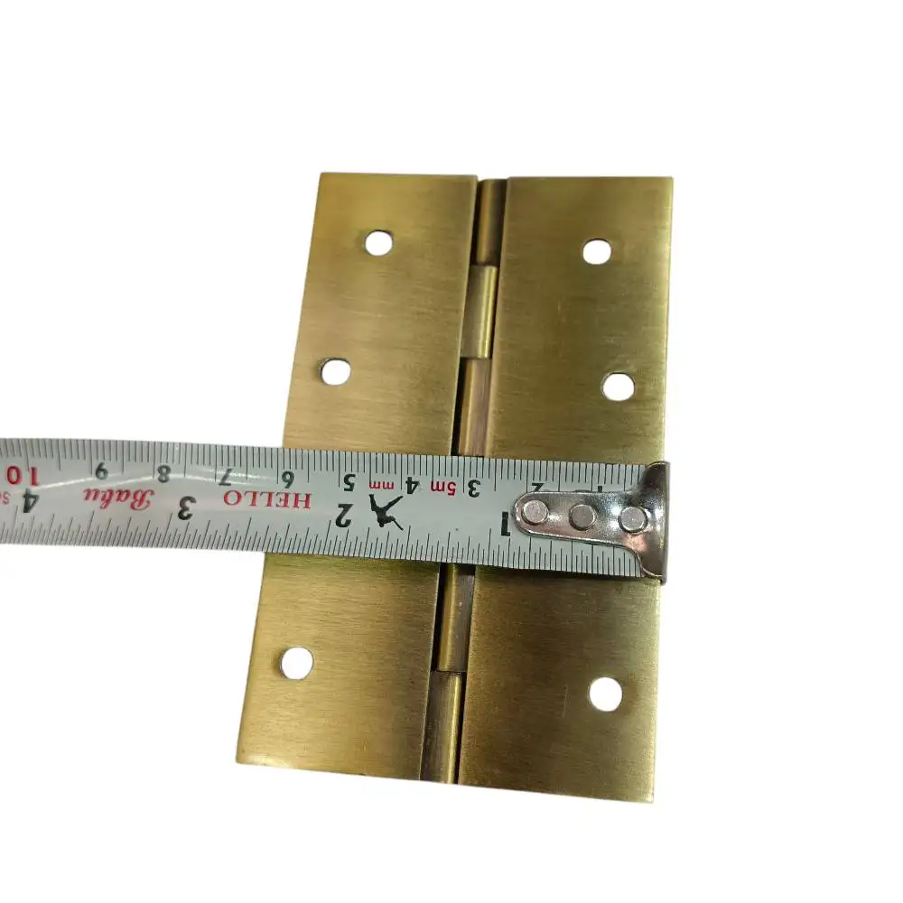 Brass antique hinge 4 inch slow 4"*1-1/8(29mm)"*1/8(3mm) heavy concaled railway type (1162)