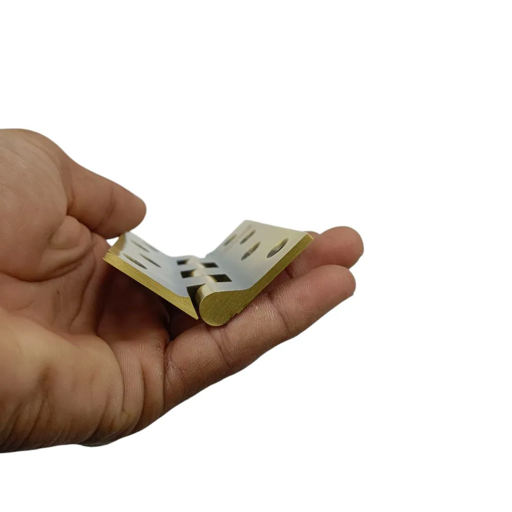 Brass antique hinge 4 inch slow 4"*1-1/8(29mm)"*1/8(3mm) heavy concaled railway type (1162)