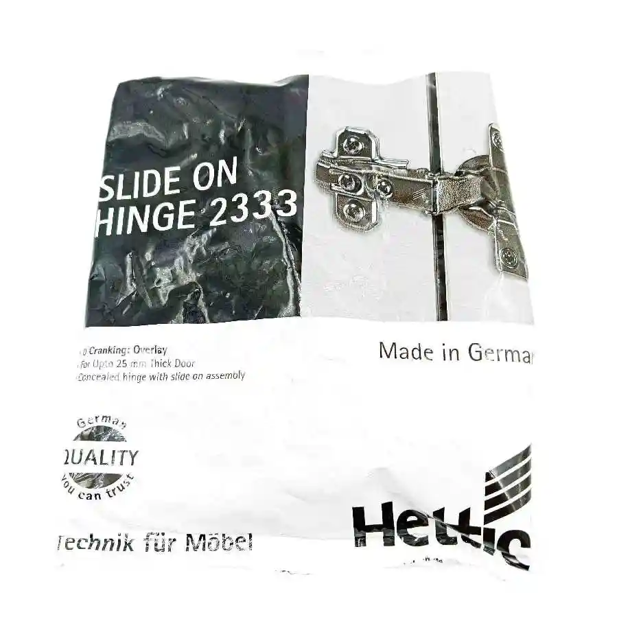Hettich auto hinges m.s normal slide on 2333 0 crank & 9.5 crank code:924286700 made in german (1521)