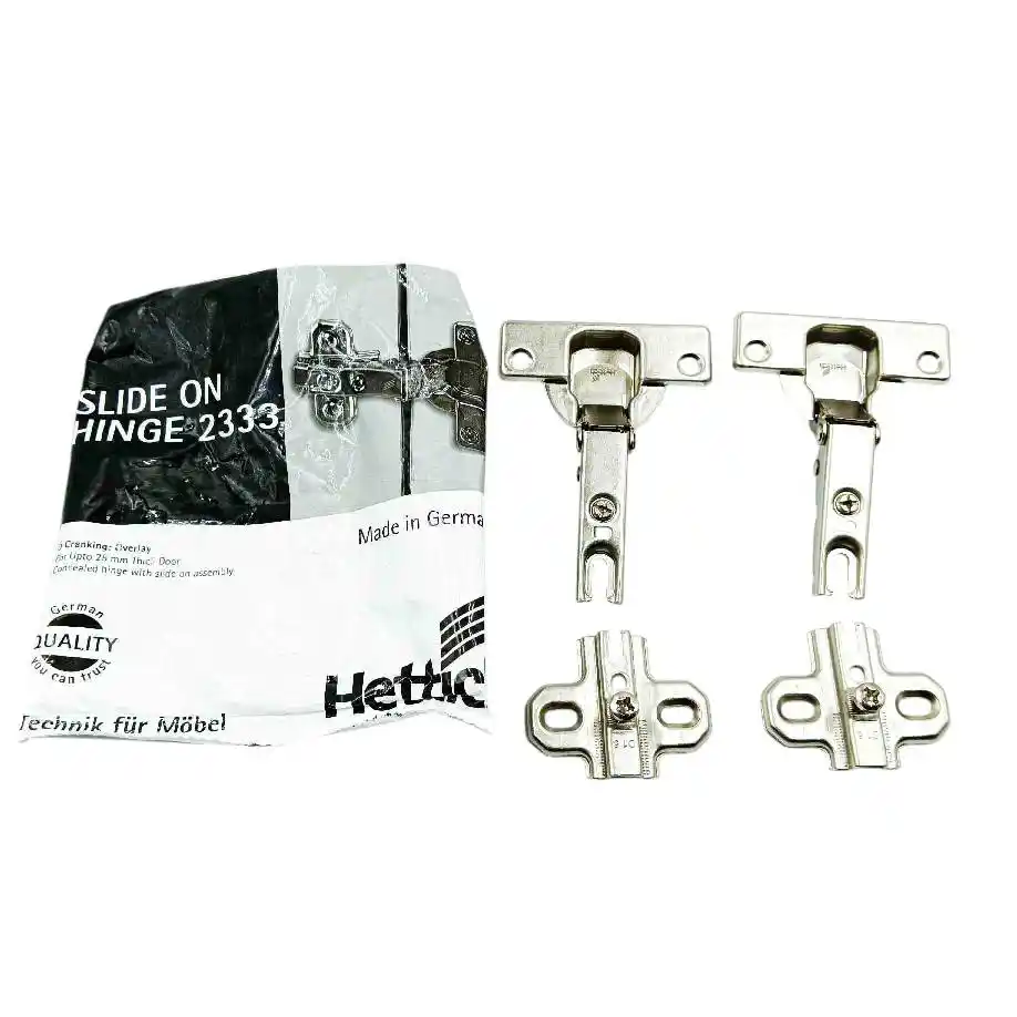 Hettich auto hinges m.s normal slide on 2333 0 crank & 9.5 crank code:924286700 made in german (1521)