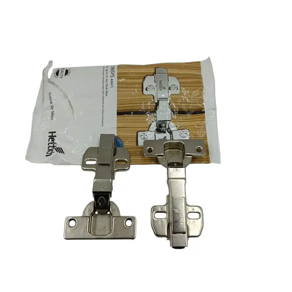 Hettich auto hinge softclose onsys 4447i 10 years warrenty 2 hole 928143200 up to 25mm thick door (2548)