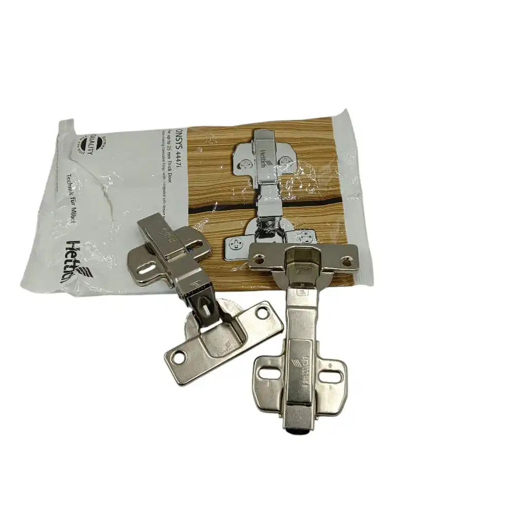 Hettich auto hinge softclose onsys 4447i 10 years warrenty 2 hole 928143200 up to 25mm thick door (2548)