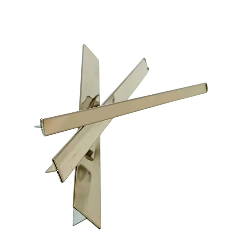 T patti s.s 304 pvd Rosegold finish 8mm,12mm,20mm width 10ft length (1007)