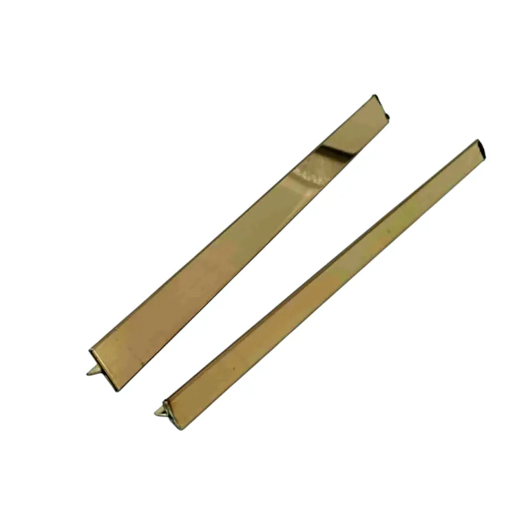 T patti s.s 304 pvd Rosegold finish 8mm,12mm,20mm width 10ft length (1007)