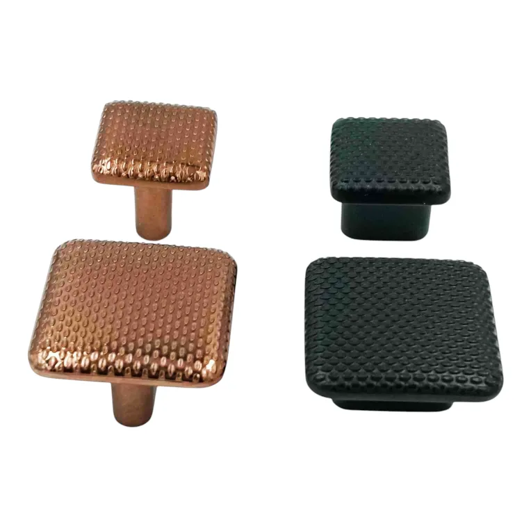 Drawer knob square dot knob Rosegold and black 25mm and 35mm(1047)