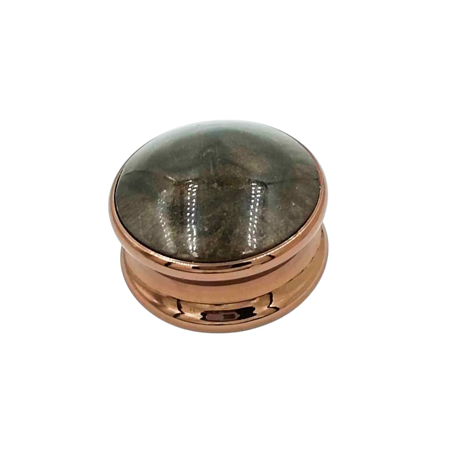 Drawer knob 35mm round Gold/white,Antique/brown,c.p/grey,Rosegold /brown,satin/brown C-8007(1049)