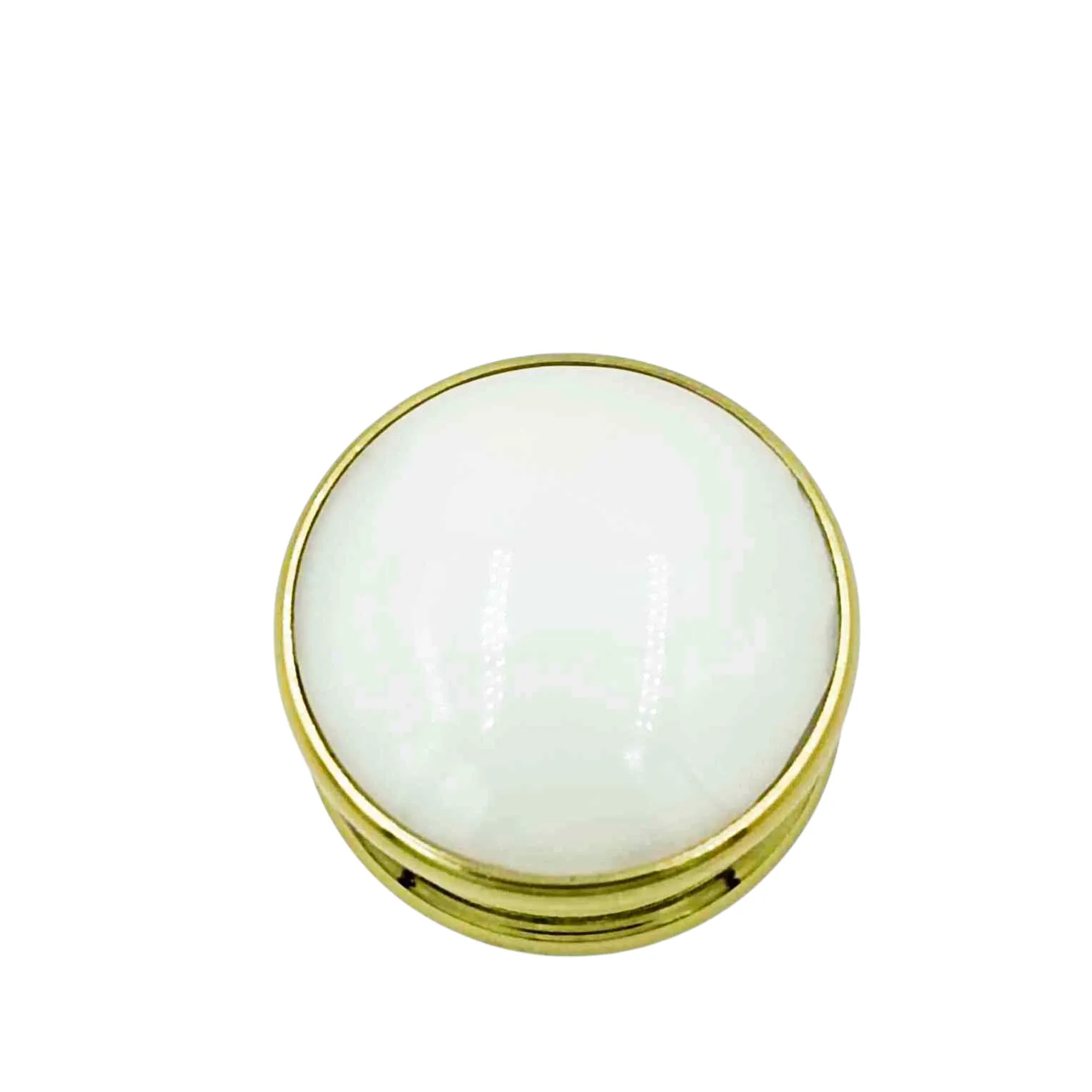Drawer knob 35mm round Gold/white,Antique/brown,c.p/grey,Rosegold /brown,satin/brown C-8007(1049)