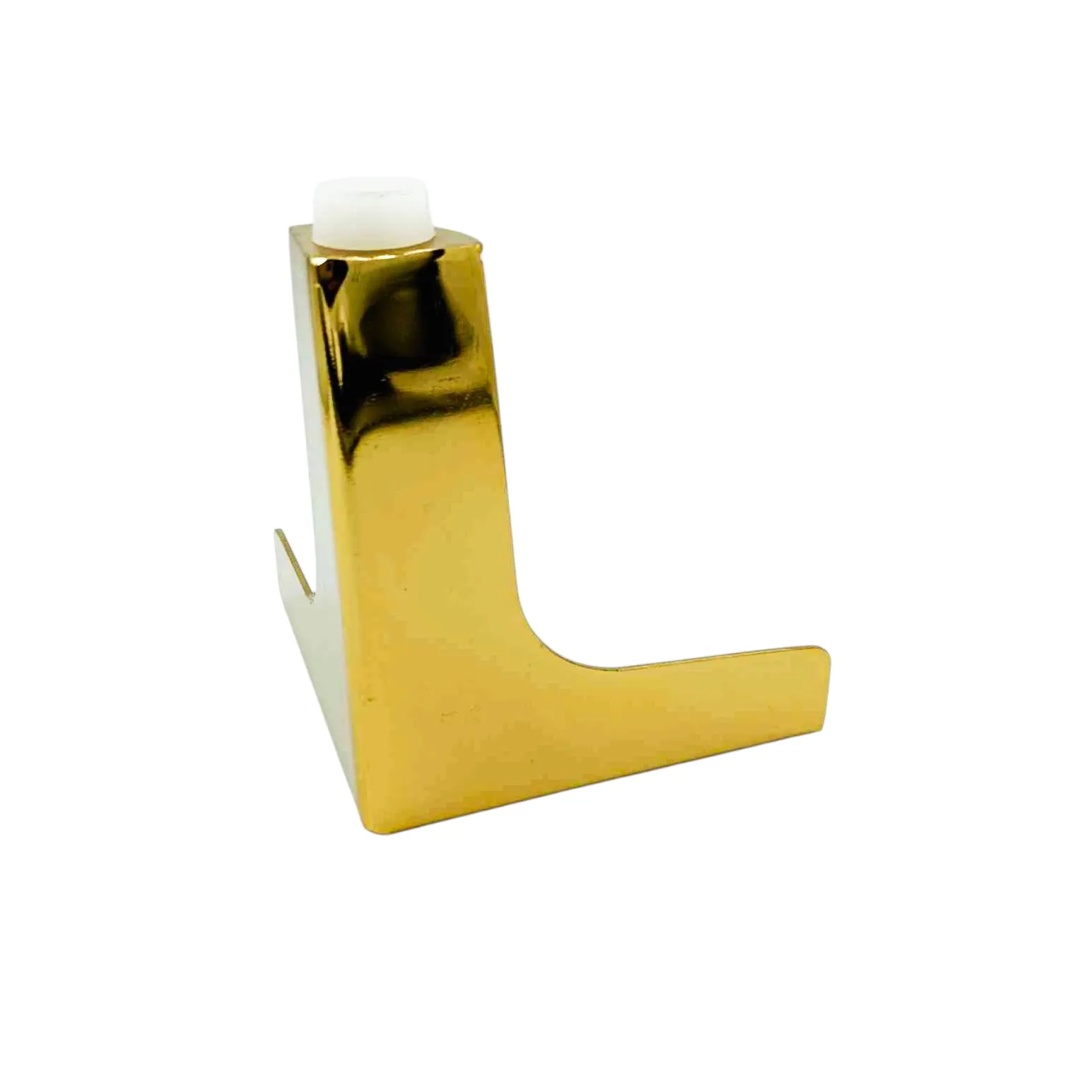 Fancy Sofa leg T type 4" steel pvd gold finish (1051)