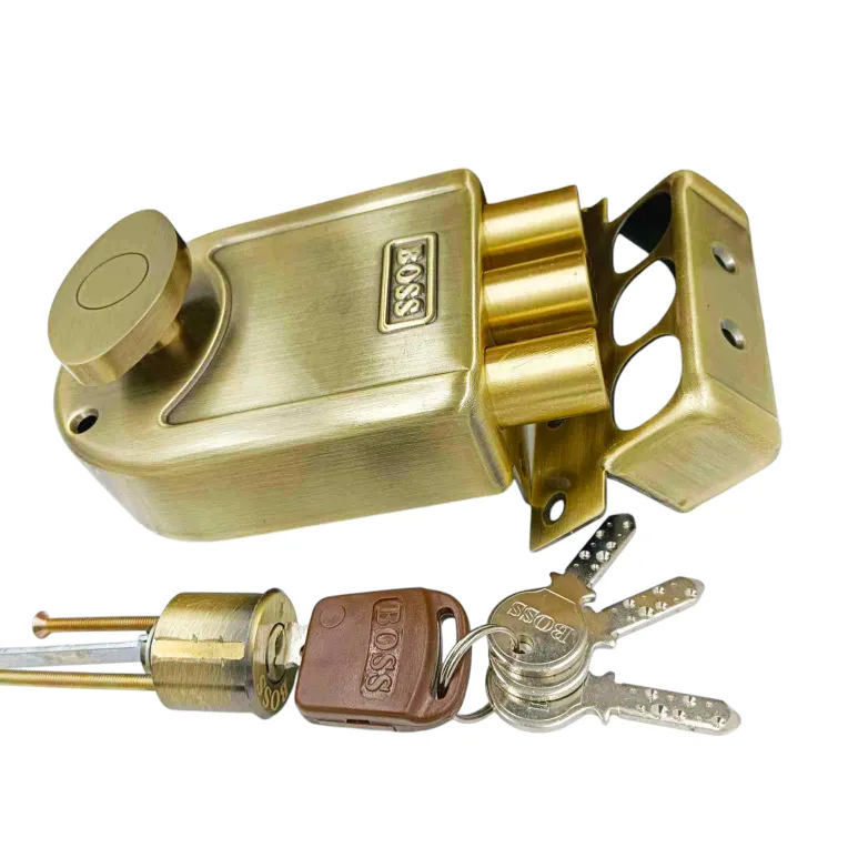 Boss maindoor lock three deadbolt 9952AB 1ck Antique finish 15 years warrenty tribolt(1052)