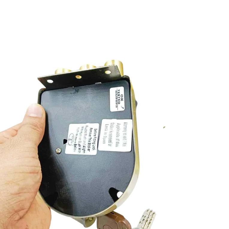 Boss maindoor lock three deadbolt 9952AB 1ck Antique finish 15 years warrenty tribolt(1052)