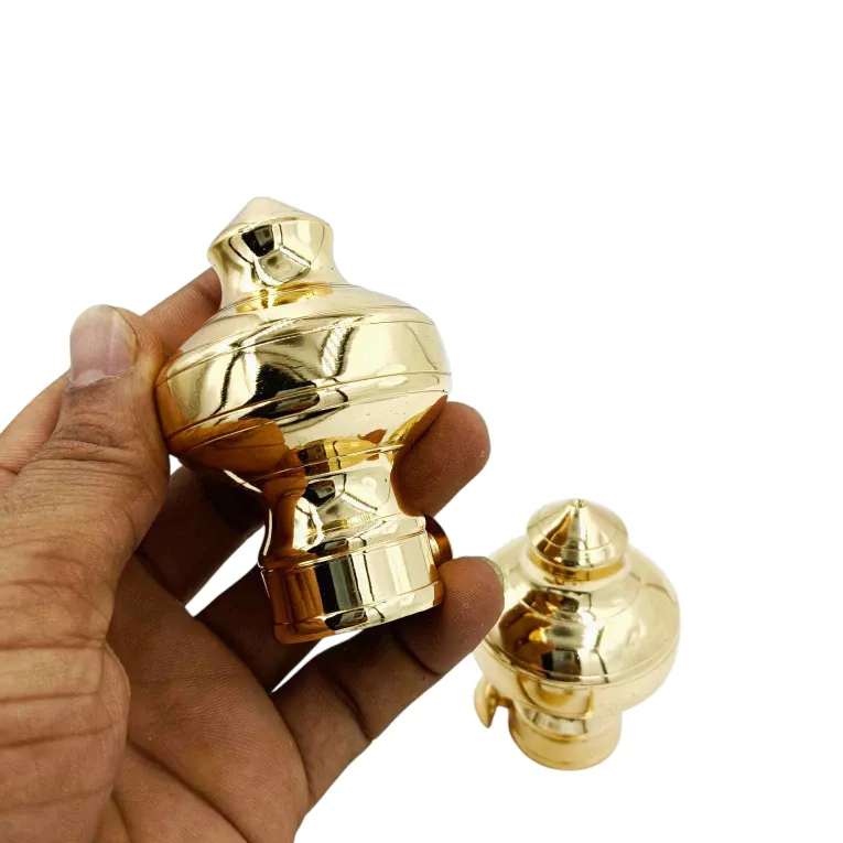 Curtain bracket full set brass gold and Rosegold and black glossy for 1" pipe with supporting clamps(1054)