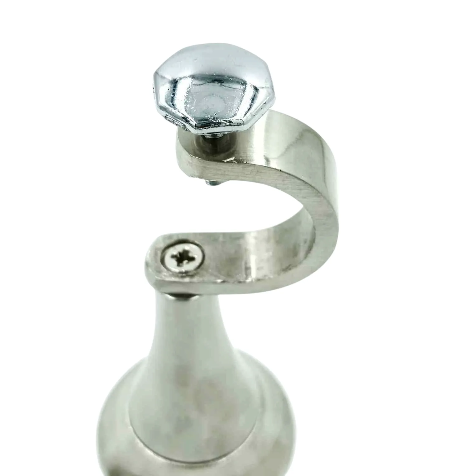 Center and side support for curtain bracket 4"concealed type hevavy for 1" pipe (pack of 1pc)(1055)