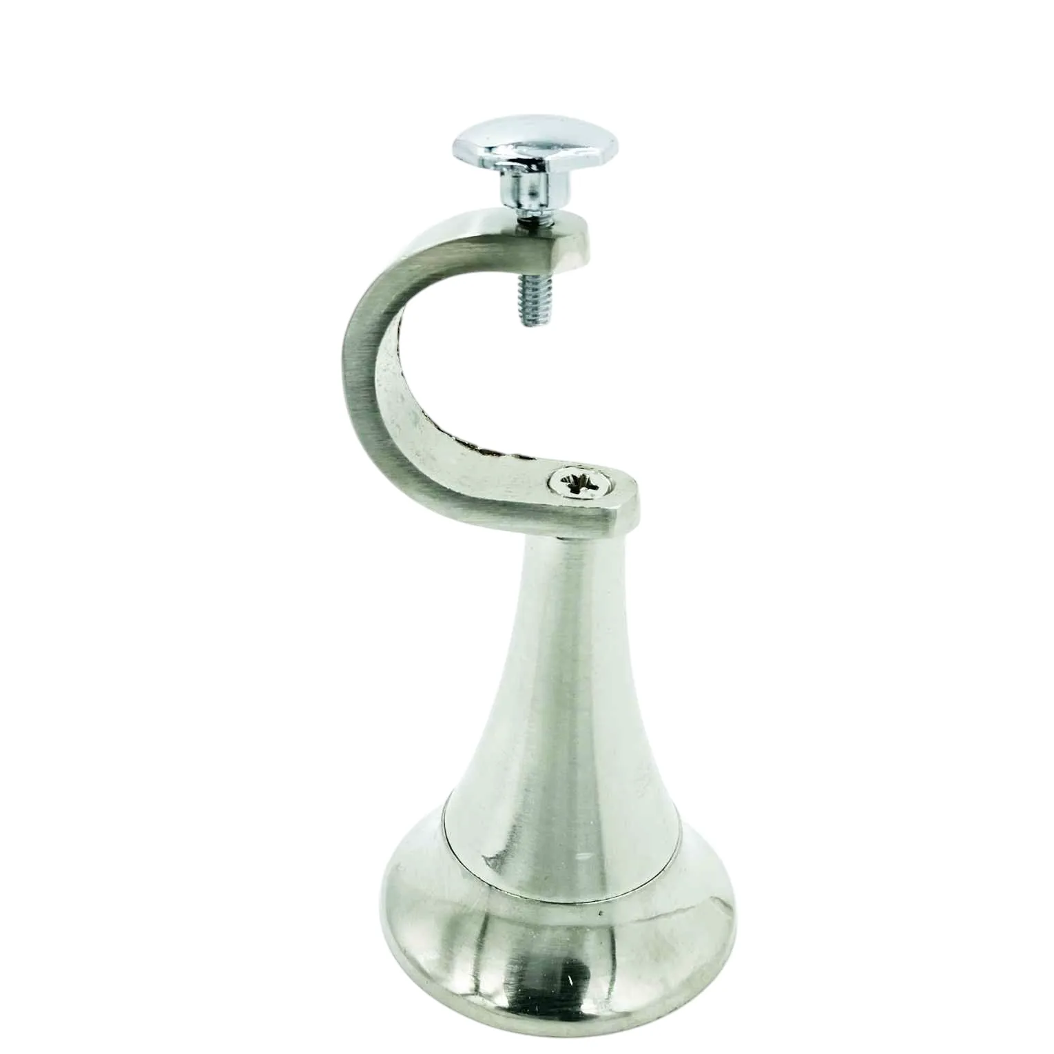 Center and side support for curtain bracket 4"concealed type hevavy for 1" pipe (pack of 1pc)(1055)