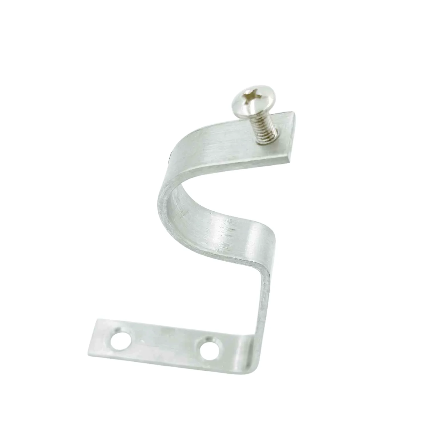 Steel matt finish medium Center and side support for curtain bracket  for 1" pipe (1059)