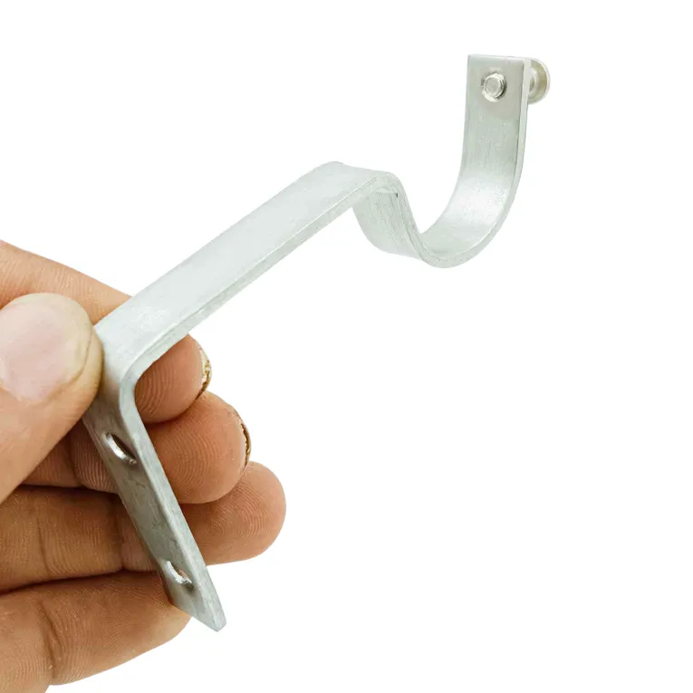 Steel matt finish medium Center and side support for curtain bracket  for 1" pipe (1059)