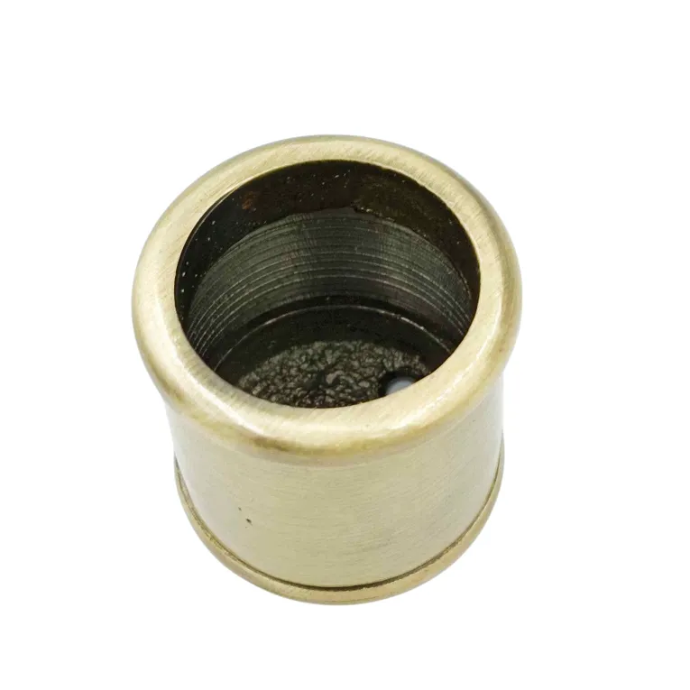 Brass Antique heavy counsiled straight to wall fittings for curtain 1"pipe (1066)