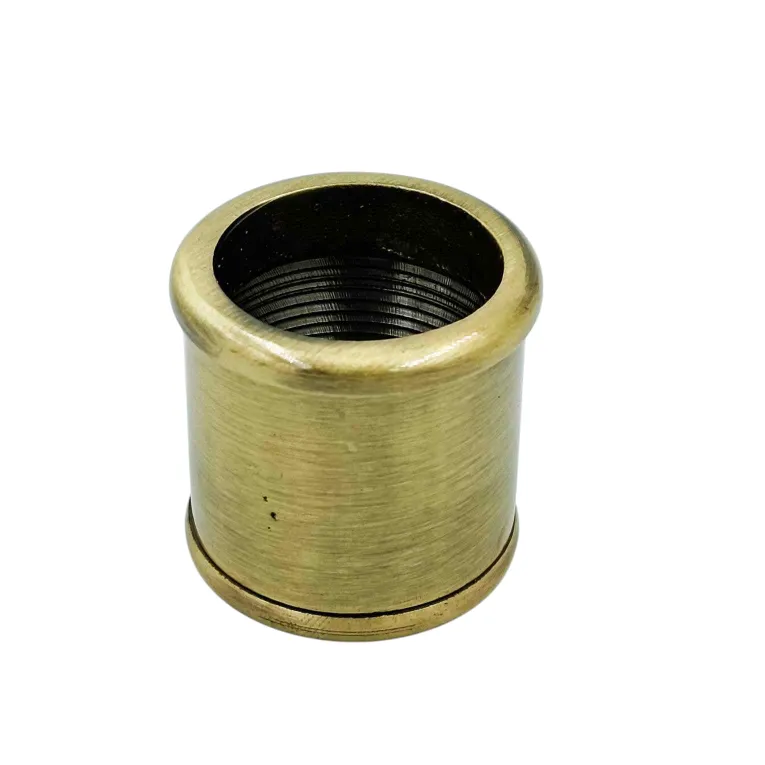 Brass Antique heavy counsiled straight to wall fittings for curtain 1"pipe (1066)